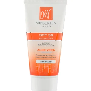 کرم ضد آفتاب بدون رنگ مای SPF30 مناسب پوست های معمولی و خشک ۵۰ میلی لیتر
