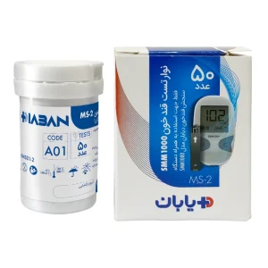 نوار تست قند خون دیابان مدل MS-2 بسته 50 عددی