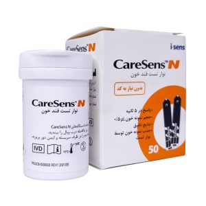 نوار تست قند خون کرسنس مدل sensor بسته 50 عددی